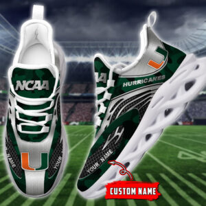 Miami Hurricanes NCAA Max Soul Shoes Sneakers For Men And Women