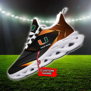 Miami Hurricanes NCAA Max Soul Shoes Sneakers For Men And Women