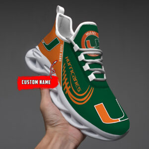Miami Hurricanes NCAA Max Soul Shoes Sneakers For Men And Women