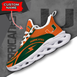 Miami Hurricanes NCAA Max Soul Shoes Sneakers For Men And Women