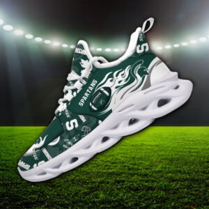 Michigan State Spartans NCAA Max Soul Shoes Sneakers For Men And Women