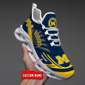 Michigan Wolverines Max Soul Shoes Sneakers For Men And Women
