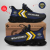 Michigan Wolverines Max Soul Shoes Sneakers For Men And Women