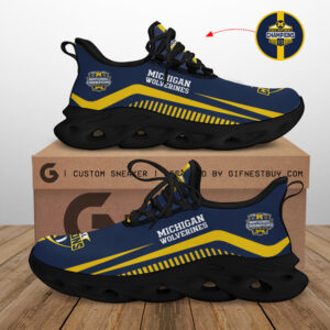 Michigan Wolverines Max Soul Shoes Sneakers For Men And Women