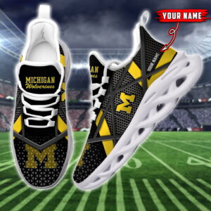Michigan Wolverines NCAA Max Soul Shoes Sneakers For Men And Women