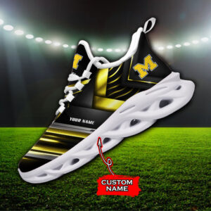 Michigan Wolverines NCAA Max Soul Shoes Sneakers For Men And Women