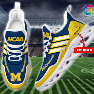 Michigan Wolverines NCAA Max Soul Shoes Sneakers For Men And Women