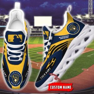 Milwaukee Brewers MLB Max Soul Shoes Sneakers For Men And Women