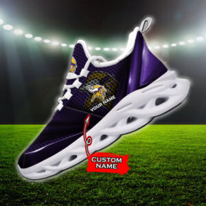 Minnesota Vikings NFL Max Soul Shoes Sneakers For Men And Women