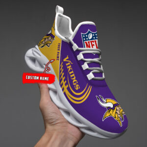 Minnesota Vikings NFL Max Soul Shoes Sneakers For Men And Women