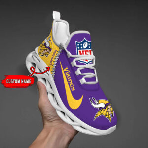 Minnesota Vikings NFL Max Soul Shoes Sneakers For Men And Women