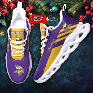 Minnesota Vikings NFL Max Soul Shoes Sneakers For Men And Women