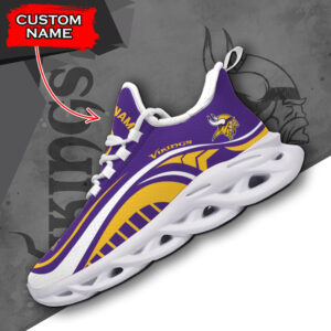 Minnesota Vikings NFL Max Soul Shoes Sneakers For Men And Women