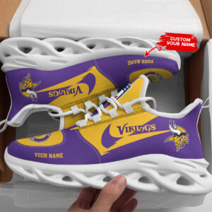 Minnesota Vikings NFL Max Soul Shoes Sneakers For Men And Women