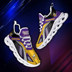 Minnesota Vikings NFL Max Soul Shoes Sneakers For Men And Women