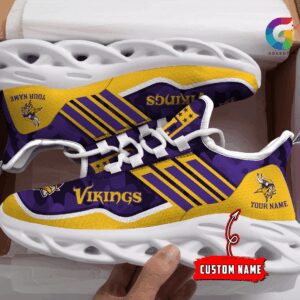 Minnesota Vikings NFL Max Soul Shoes Sneakers For Men And Women