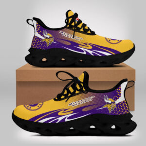 Minnesota Vikings NFL Max Soul Shoes Sneakers For Men And Women