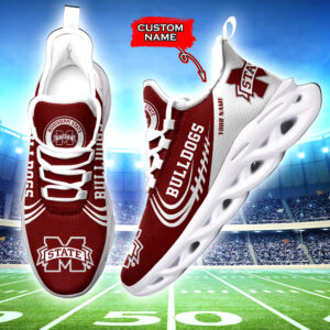 Mississippi State Bulldogs NCAA Max Soul Shoes Sneakers For Men And Women