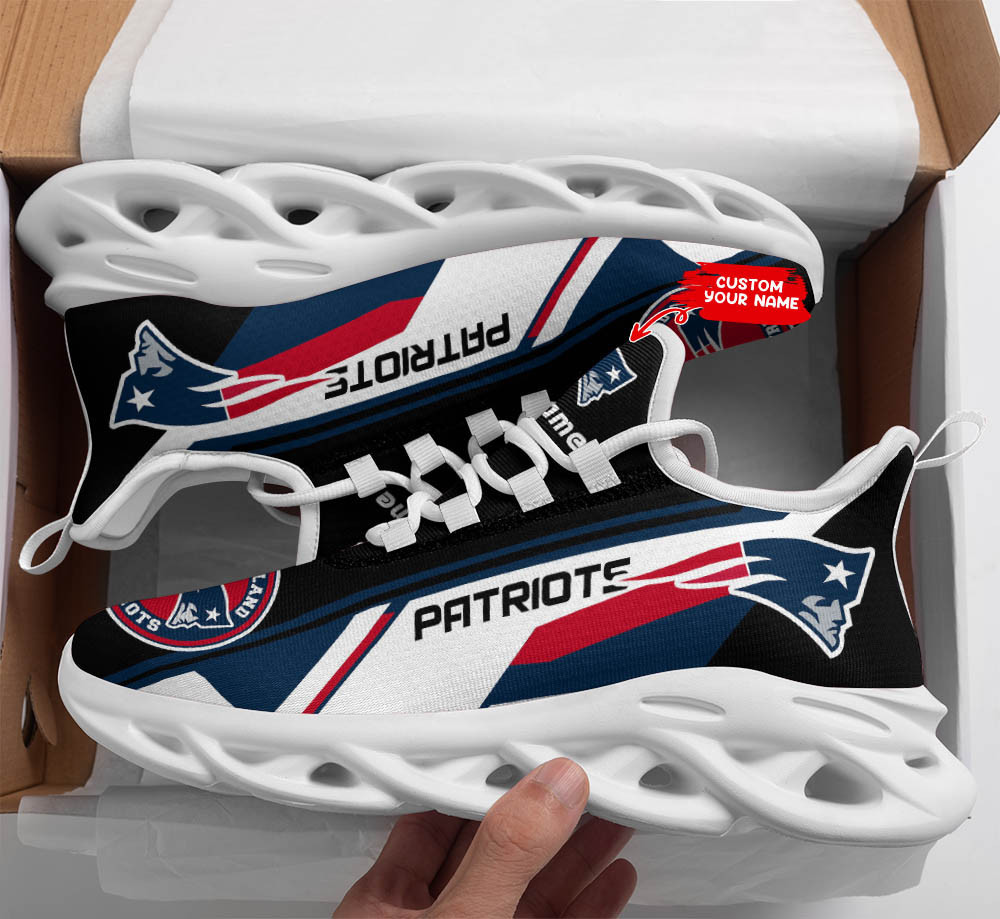 New England Patriots Max Soul Shoes Sneakers For Men And Women New England Patriots Max Soul Shoes Sneakers For Men And Women