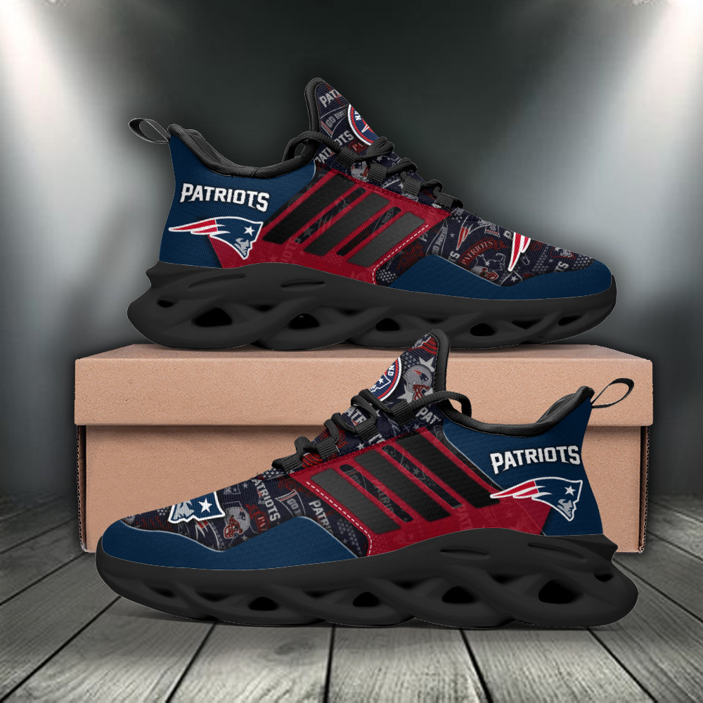 New England Patriots Max Soul Shoes Sneakers For Men And Women New England Patriots Max Soul Shoes Sneakers For Men And Women