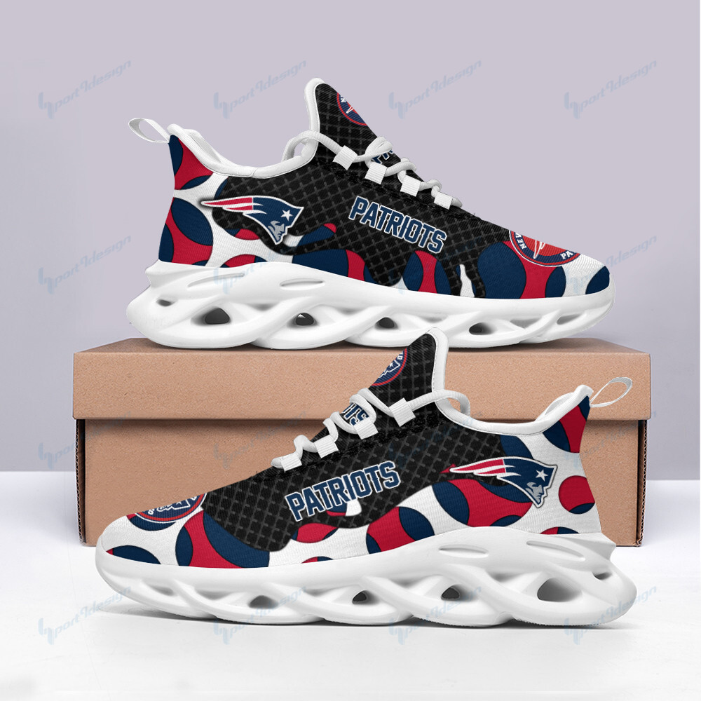 New England Patriots Max Soul Shoes Sneakers For Men And Women New England Patriots Max Soul Shoes Sneakers For Men And Women