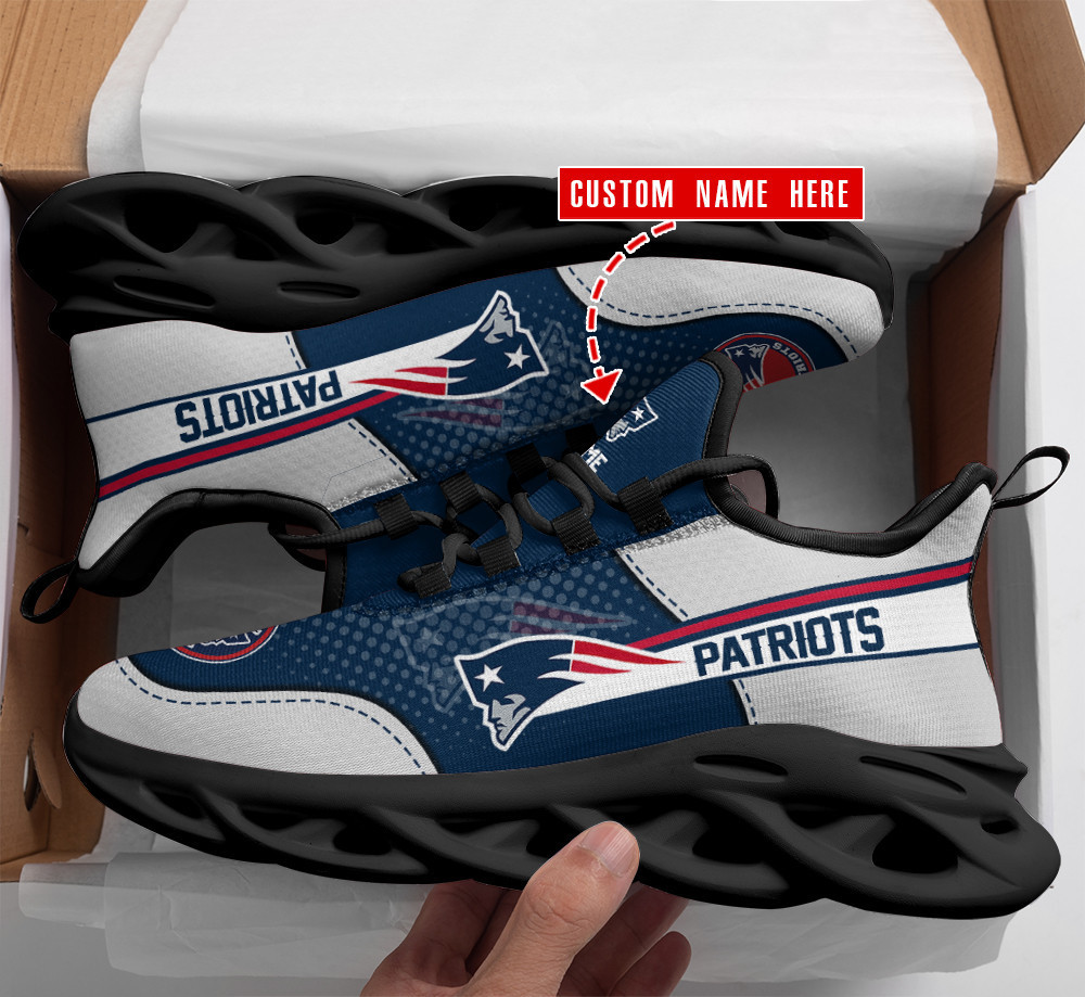 New England Patriots Max Soul Shoes Sneakers For Men And Women New England Patriots Max Soul Shoes Sneakers For Men And Women