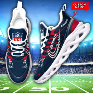 New England Patriots NFL Max Soul Shoes Sneakers For Men And Women