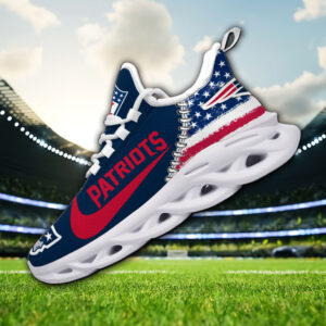 New England Patriots NFL Max Soul Shoes Sneakers For Men And Women
