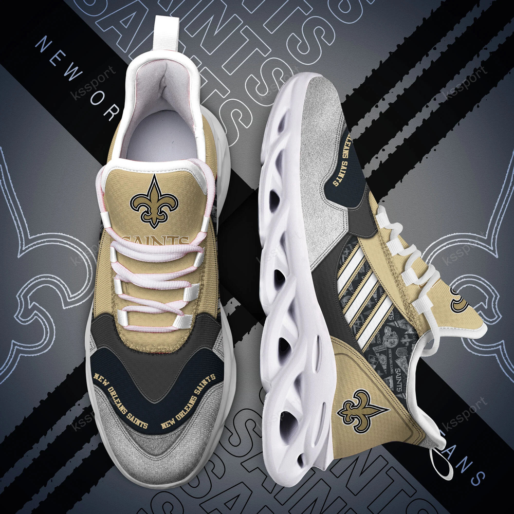 New Orleans Saints Max Soul Shoes Sneakers For Men And Women New Orleans Saints Max Soul Shoes Sneakers For Men And Women