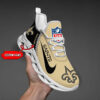 New Orleans Saints NFL Max Soul Shoes Sneakers For Men And Women