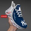 New York Yankees MLB Max Soul Shoes Sneakers For Men And Women