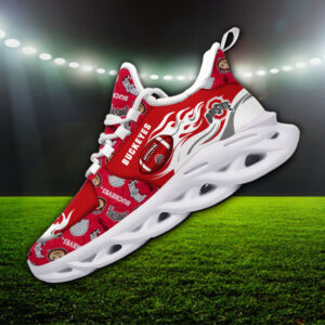Ohio State Buckeyes NCAA Max Soul Shoes Sneakers For Men And Women