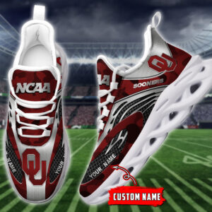 Oklahoma Sooners NCAA Max Soul Shoes Sneakers For Men And Women