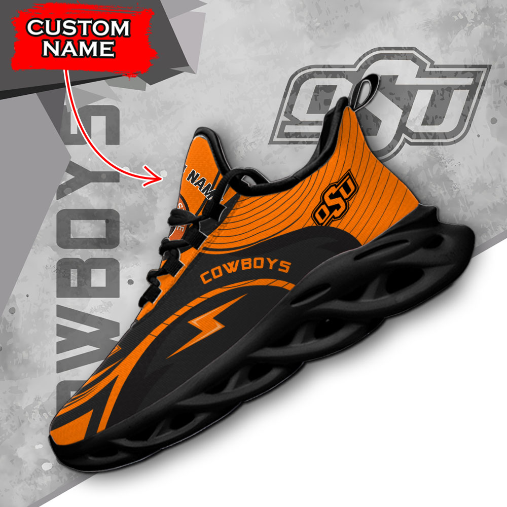 Oklahoma State Cowboys NCAA Max Soul Shoes Sneakers For Men And Women Oklahoma State Cowboys NCAA Max Soul Shoes Sneakers For Men And Women