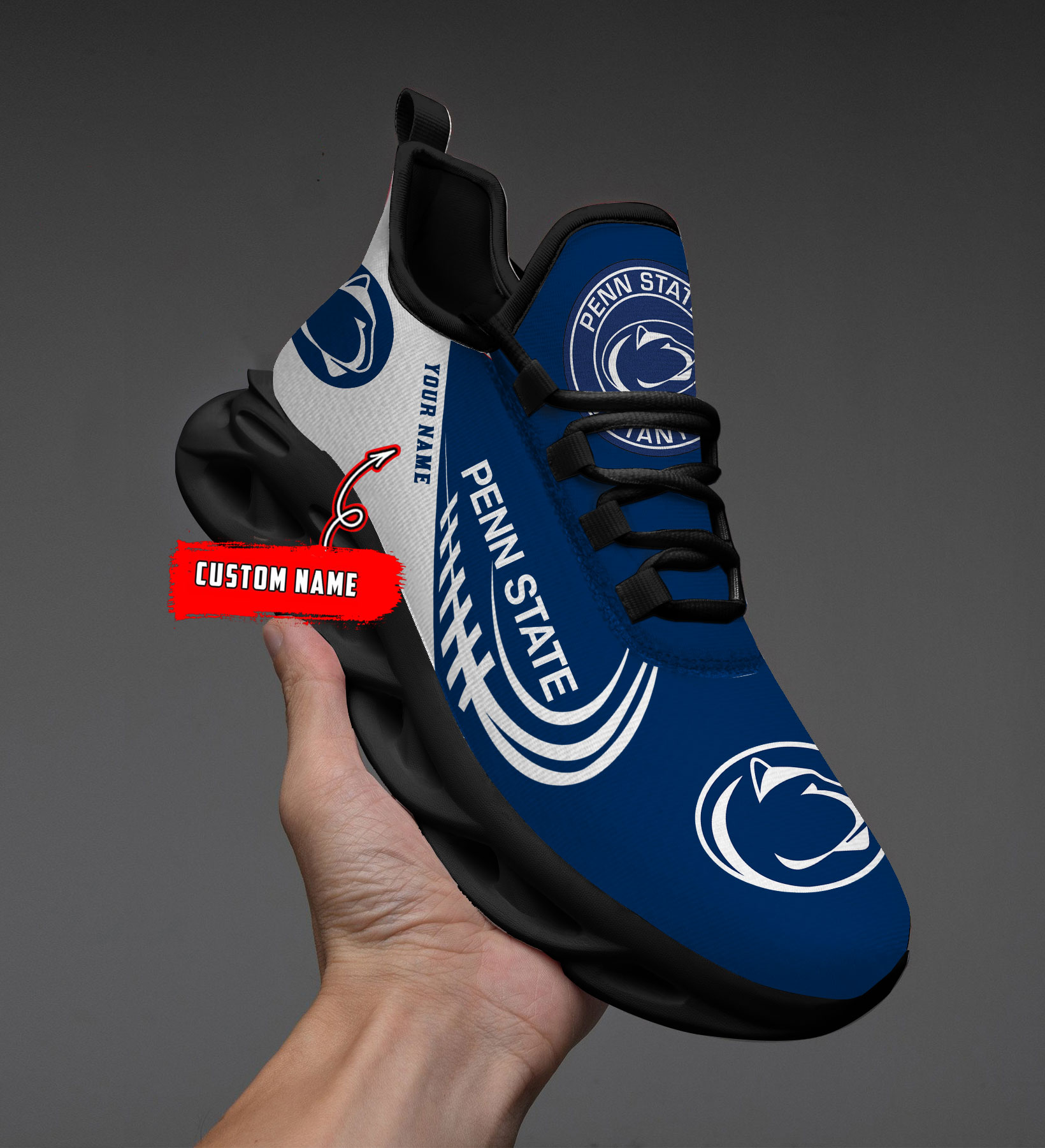 Penn State Nittany Lions NCAA Max Soul Shoes Sneakers For Men And Women Penn State Nittany Lions NCAA Max Soul Shoes Sneakers For Men And Women