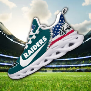 Philadelphia Eagles NFL Max Soul Shoes Sneakers For Men And Women
