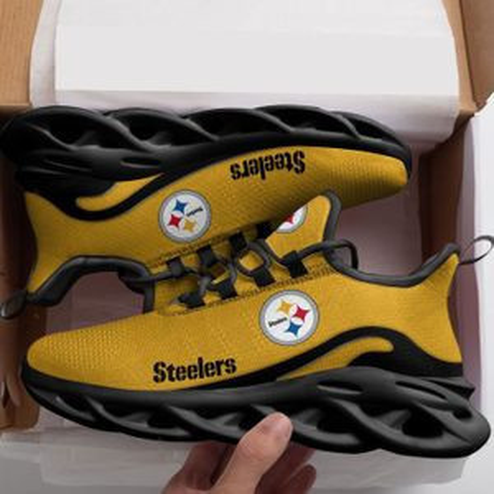 Pittsburgh Steelers Max Soul Shoes Sneakers For Men And Women Pittsburgh Steelers Max Soul Shoes Sneakers For Men And Women