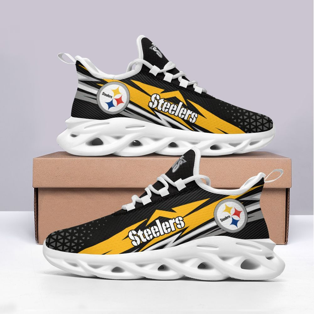 Pittsburgh Steelers Max Soul Shoes Sneakers For Men And Women Pittsburgh Steelers Max Soul Shoes Sneakers For Men And Women