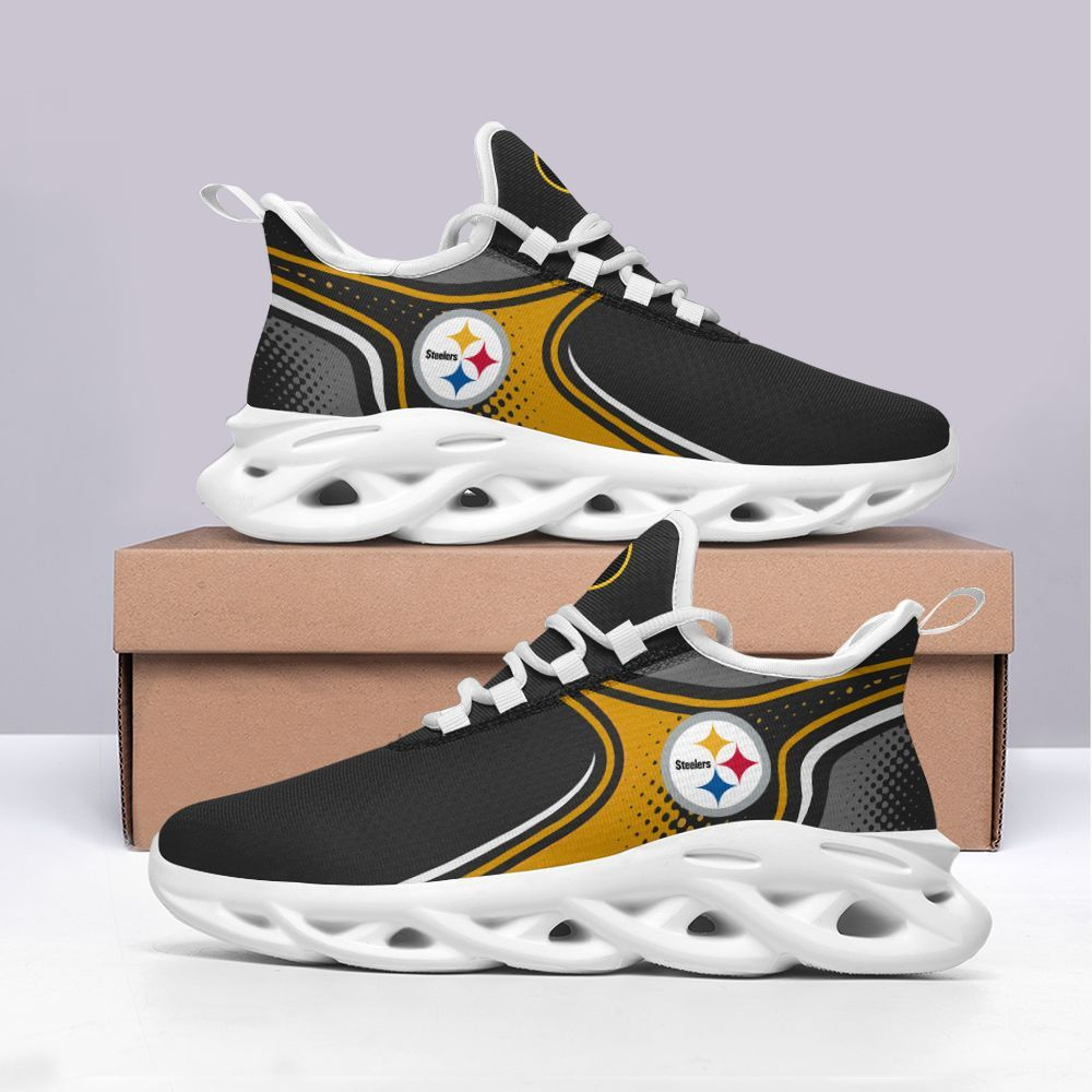 Pittsburgh Steelers Max Soul Shoes Sneakers For Men And Women Pittsburgh Steelers Max Soul Shoes Sneakers For Men And Women