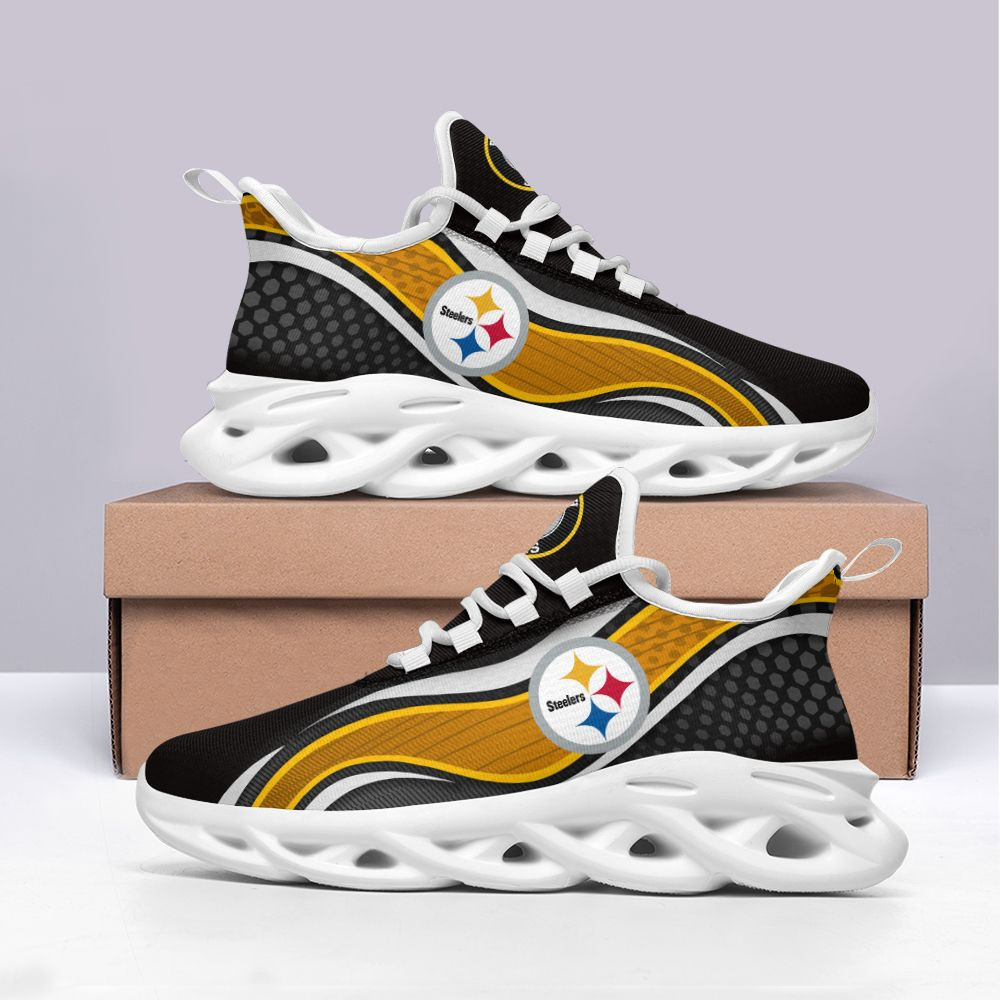 Pittsburgh Steelers Max Soul Shoes Sneakers For Men And Women Pittsburgh Steelers Max Soul Shoes Sneakers For Men And Women