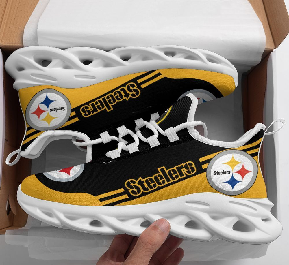 Pittsburgh Steelers Max Soul Shoes Sneakers For Men And Women Pittsburgh Steelers Max Soul Shoes Sneakers For Men And Women