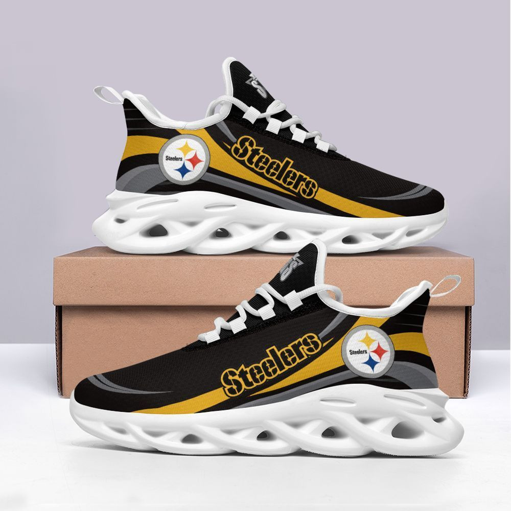 Pittsburgh Steelers Max Soul Shoes Sneakers For Men And Women Pittsburgh Steelers Max Soul Shoes Sneakers For Men And Women