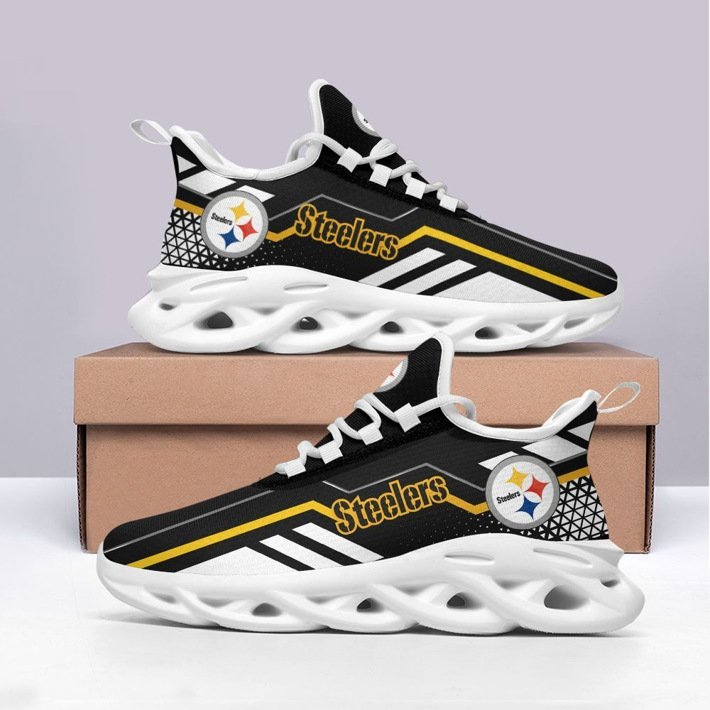 Pittsburgh Steelers Max Soul Shoes Sneakers For Men And Women Pittsburgh Steelers Max Soul Shoes Sneakers For Men And Women