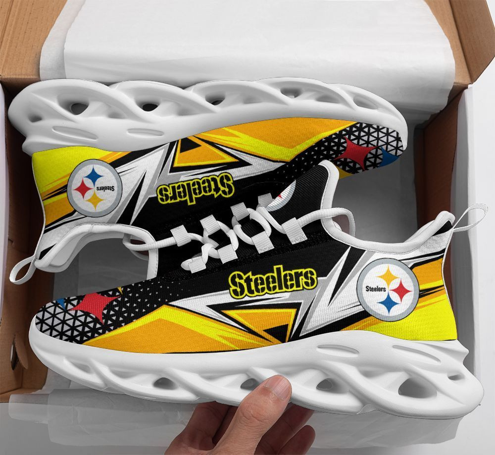 Pittsburgh Steelers Max Soul Shoes Sneakers For Men And Women Pittsburgh Steelers Max Soul Shoes Sneakers For Men And Women