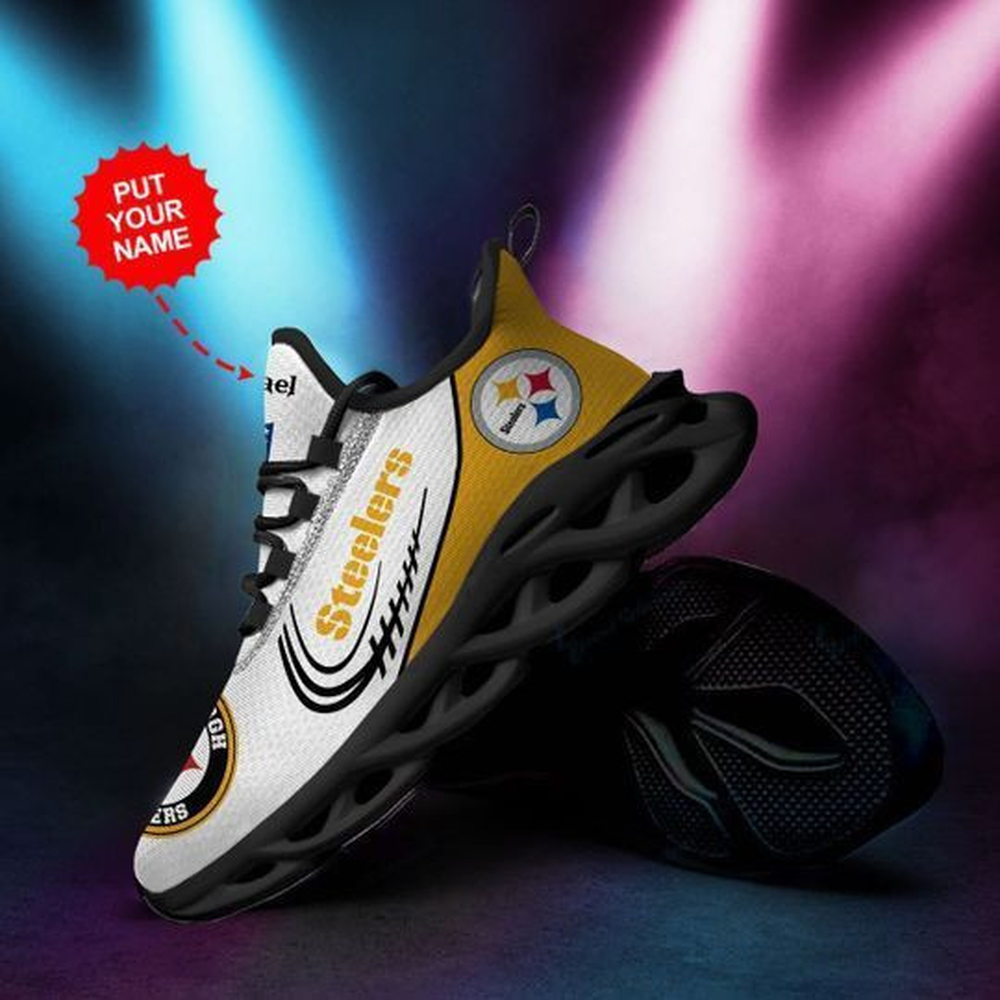 Pittsburgh Steelers Max Soul Shoes Sneakers For Men And Women Pittsburgh Steelers Max Soul Shoes Sneakers For Men And Women