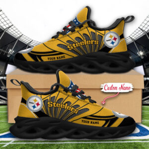 Pittsburgh Steelers NFL Max Soul Shoes Sneakers For Men And Women