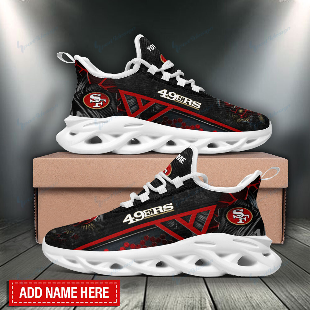 San Francisco 49ers Max Soul Shoes Sneakers For Men And Women San Francisco 49ers Max Soul Shoes Sneakers For Men And Women