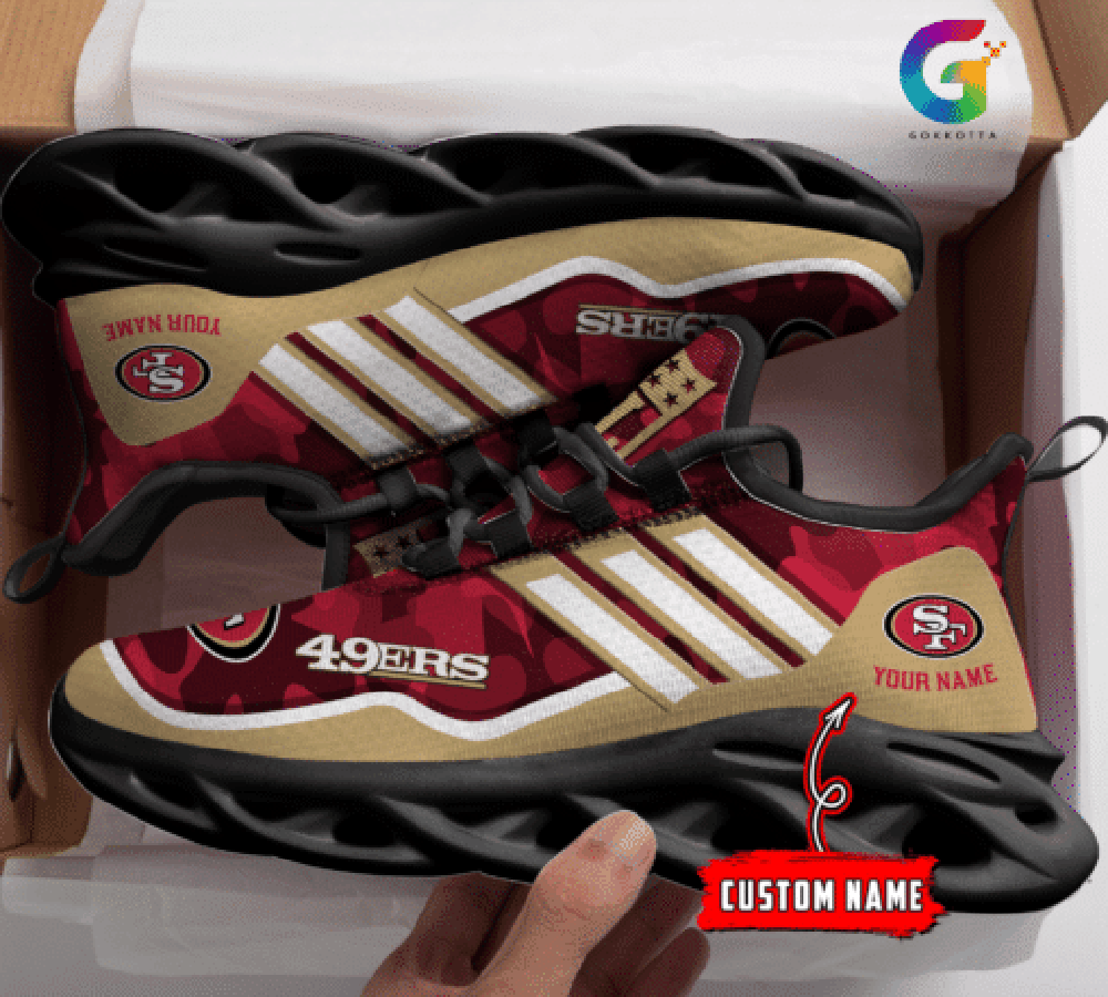 San Francisco 49ers Max Soul Shoes Sneakers For Men And Women San Francisco 49ers Max Soul Shoes Sneakers For Men And Women