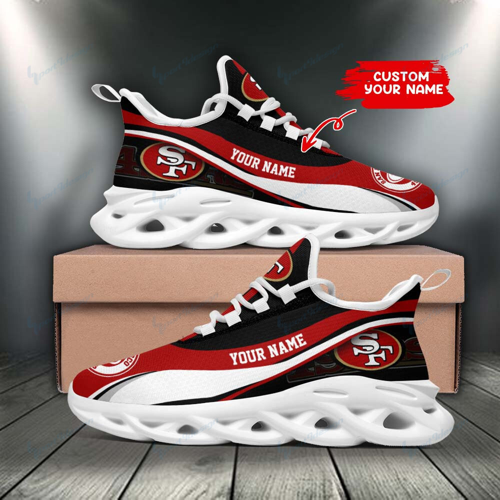 San Francisco 49ers Max Soul Shoes Sneakers For Men And Women San Francisco 49ers Max Soul Shoes Sneakers For Men And Women