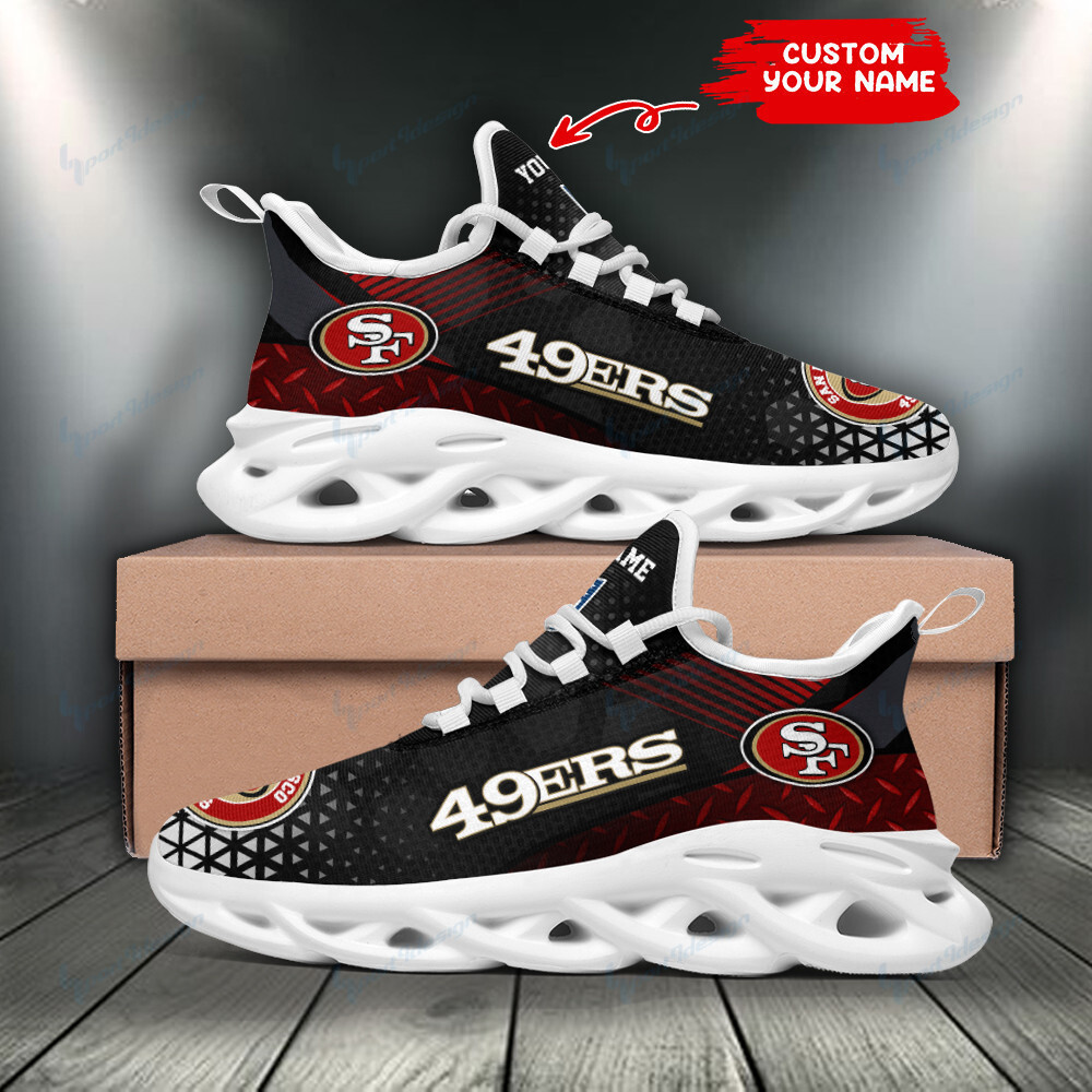 San Francisco 49ers Max Soul Shoes Sneakers For Men And Women San Francisco 49ers Max Soul Shoes Sneakers For Men And Women